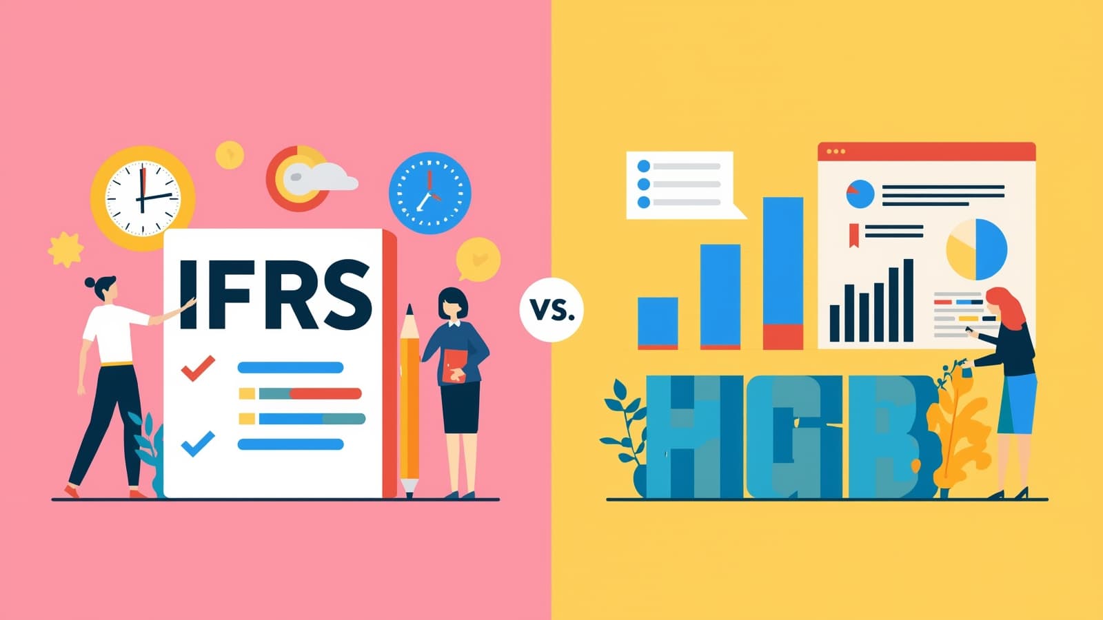 IFRS vs. HGB: Die wichtigsten Unterschiede im Überblick