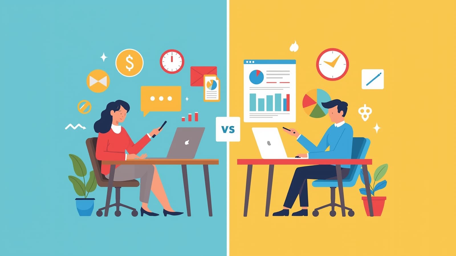 Marketing vs. Vertrieb: Aufgaben & Unterschiede erklärt