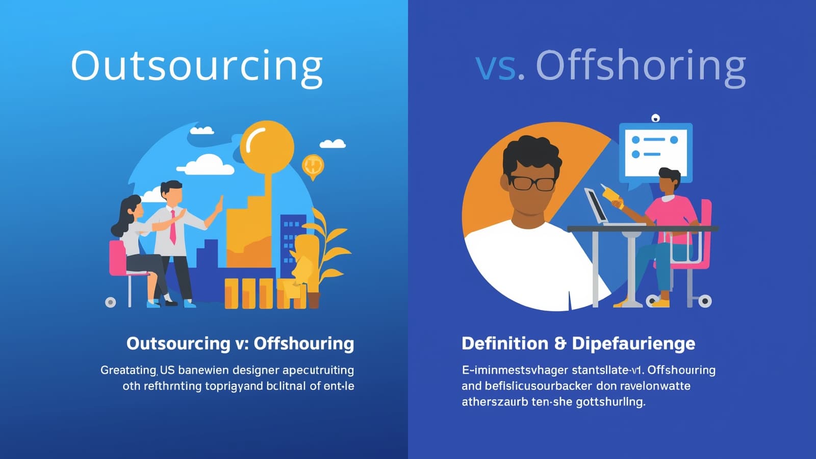Outsourcing vs. Offshoring: Definition & Unterschiede